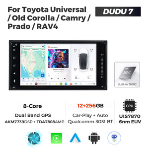 DUDU7 Sistema Android 7870 8-Core Autoradio per <span class=keywords><strong>Toyota</strong></span> Universale 7 Pollici, Vecchia <span class=keywords><strong>Corolla</strong></span>, Camry, Prado, <span class=keywords><strong>RAV4</strong></span> con Car Play e Android AUTO - Product Image 2