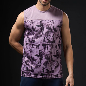 Chaleco de cuello redondo de verano para hombre, Top informal para deportes al aire libre, tejido de punto cómodo, Vintage moda de calle, estampado de sublimación transpirable - Product Image 1