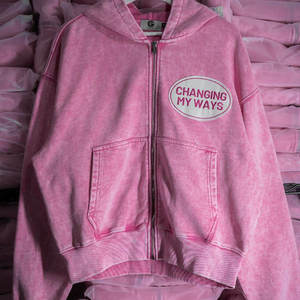 <b>Oversized</b> Sun Faded Acid Wash Hoodie & <b>Jogger</b> Set (500 600 GSM) - Product Image 3