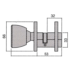 Cylindre Ucem 5000-p La 53 avec bouton - Product Image 2