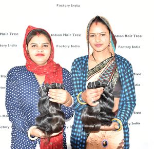 Venta al por mayor de fábrica Mejor precio Natural 100% Extensiones de cabello humano Remy Bodywave Paquete de cabello indio crudo Principales exportadores Sin químicos - Product Image 4