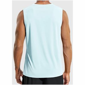 OEM ODM Custom Men's Premium Tank Tops Soft Breathable Plus Size Knitted Casual Sleeveless Shirts Factory Supply Comfortable - Product Image 2