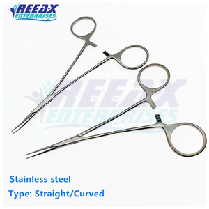 Reeax คีมหนีบล็อคห้ามเลือด14ซม. 16ซม. คีมผ่าตัดพื้นฐานของเครื่องมือผ่าตัด - Product Image 4