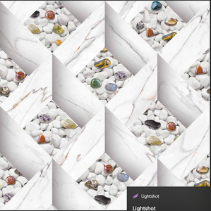 Novac เซรามิกอินเดียกระเบื้องปูพื้นเซรามิกขนาด600*600มม. ดีไซน์9032น่าดึงดูด - Product Image 5