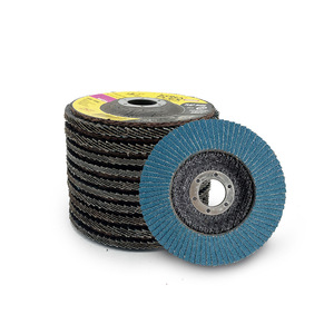 Disco Abrasivo de Óxido de Zirconio de 4 1/2 Pulgadas, Grano 36/120, Curvo, OEM Jaze Hardware, Modelo ZF, Hecho en Taiwán - Product Image 1