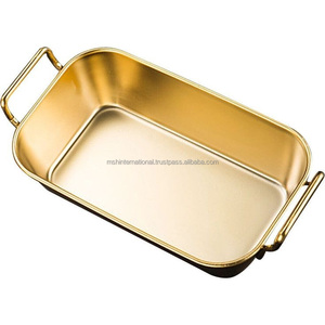 Plato cuadrado de acero inoxidable, pollo frito coreano con asa, caramelo francés, restaurante familiar, bandeja para aperitivos - Product Image 6