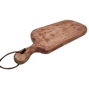 Plato para servir pizza y magdalenas de calidad estándar Diseño superior Aspecto elegante Hotel Plato de madera decorativo hecho a mano - Product Image 6