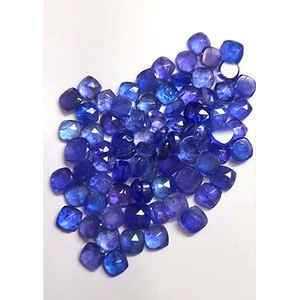 เบาะ6x6mm-8x8mm Tanzanite สีฟ้าธรรมชาติ79ชิ้นโรเซ็ต137 CTS ล็อต iroc ขายคุณภาพสูงอัญมณี Facet Cabochon สหรัฐ $194 - Product Image 2