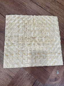 Feuille de sangle en bambou tissée à la main écologique du Vietnam pour revêtement de panneau de meubles et applications intérieures décoratives à la maison - Product Image 3