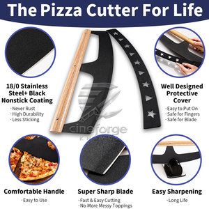 Cortador de Pizza de Alta Calidad, Nuevo, en Stock, Lavable a Mano, en Oferta Online - Product Image 3