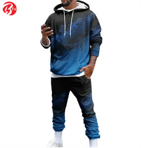 Nouveau design Impression par sublimation Survêtements 100% coton pour homme à prix raisonnable Survêtements imprimés pour homme - Product Image 2