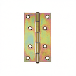GAH Steel Electro-Galvanized Yellow Zinc-Plated Hinge 51mm Height 30mm Width 0.75mm Thickness Narrow-20 Pack Cabinet Organizer - Product Image 2