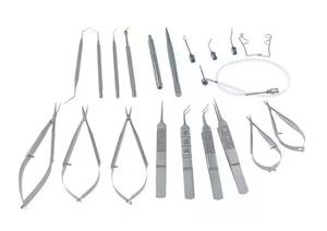 ชุดเครื่องมือผ่าตัดจุลศัลยกรรมคุณภาพสูง HABI ได้รับการรับรองมาตรฐาน CE สำหรับการผ่าตัดตาขุ่น ผลิตจากสแตนเลส ใช้พลังงานด้วยมือ - Product Image 2