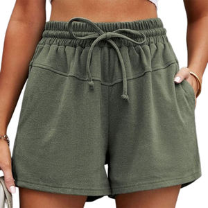 Shorts Sexys de Encaje Bordado Transpirable de Tela de Punto 100% Algodón para Mujer, Diseño Personalizado, Suaves y Cómodos de Primera Calidad - Product Image 1