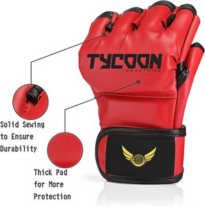 Gants de boxe en mousse de caoutchouc naturel, gants de boxe MMA en cuir vert, gants de champion professionnels, gants d'entraînement MMA - Product Image 2