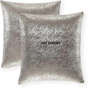 Design élégant couleur blanche décoration moderne luxe perlé avec la conception de ligne de couleur or brillant pour coussin de décoration de salon - Product Image 3