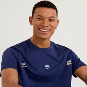 เสื้อยืดผ้าไหม/ผ้าฝ้ายผู้ชายแบรนด์สั่งทำ คุณภาพสูง 280gsm ขั้นต่ำในการสั่งซื้อน้อย รับพิมพ์ลายดิจิทัล ไซส์ใหญ่ ดีไซน์เรียบง่าย แขนสั้น ทรงปกติ - Product Image 5