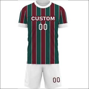 ชุดฟุตบอลขายส่งจากโรงงาน เสื้อกีฬาคอตั้ง แขนสั้น โพลีเอสเตอร์ 100% รับสั่งทำแบบซับลิเมชั่น เสื้อฟุตบอลฤดูร้อน - Product Image 2