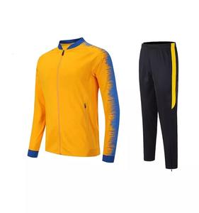 2022 Venta caliente de manga larga 100% algodón chándal deportivo respetuoso con el medio ambiente ropa de entrenamiento de fútbol con cremallera - Product Image 6