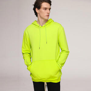 Ropa de hombre de marca privada Sudadera con capucha ligera con bolsillo y cremallera de talla grande 100% algodón para invierno - Product Image 3