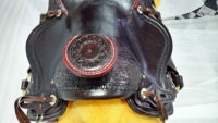 Selle en cuir de siège souple de Western de cheval personnalisée de vente supérieure pour l'équitation équestre du fournisseur indien