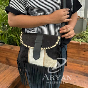 New Fashion Genuine Cowhide Leather Crossbody Fringe Bag for Women's Large Capacity High Quality Luxury Single Shoulder <b>Handbags</b> - Product Image 1