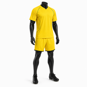 Conjunto de Uniforme de Fútbol Personalizable de Corte Regular, Antibacteriano, 100% Poliéster, con Manga Corta y Estampado Digital para Unisex - Product Image 3