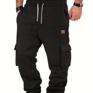 <b>Men's</b> Solid Color Cargo Pants <b>Men's</b> Multi-Pocket Long Trousers <b>Loose</b> Casual Outdoor Pants <b>Men</b> Outdoor Casual Work Pants Hip-Hop - Product Image 1