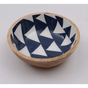 Bol de service rond en bois écologique pour la maison, la cuisine, les fêtes – Bols à salade et à fruits décoratifs, multi-usages, taille personnalisée - Product Image 3