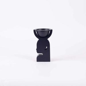 Soporte de incienso árabe elegante Bakhoor quemador de incienso con acabado negro para Oriente Medio hogar sala de estar Ramadán fragancias aromáticas - Product Image 6