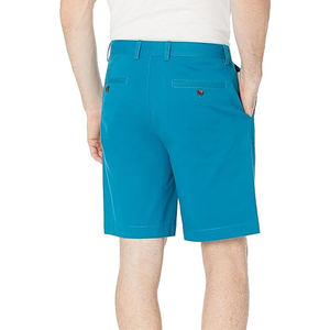 Pantalones cortos para hombre con botones mezclados de poliéster y algodón, ropa de playa orientada a la exportación, pantalones cortos deportivos informales atléticos - Product Image 2