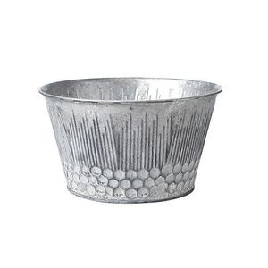 Pot de fleurs en métal, jardinière en acier galvanisé pour la décoration de jardin à la maison à des fins de plantation personnalisées - Product Image 4