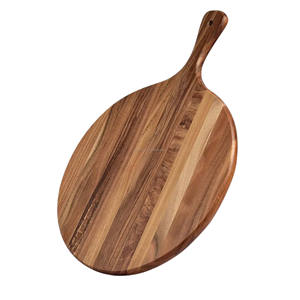 Grande planche de service réversible en bois d'acacia dur de qualité supérieure Bloc à découper pratique pour boucher - Product Image 3