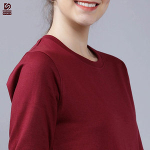 Sweat-shirt d'hiver pour femme de haute qualité, séchage rapide, manches longues, col rond, 100 % coton, tissu toile, logo avant, élégant, best-seller - Product Image 6