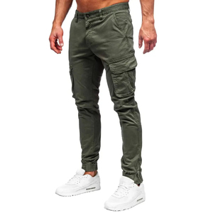 Pantalones Cargo de secado rápido de algodón 100% de alta calidad para hombre, pantalones y pantalones transpirables para hombre de Pakistán, ropa de estilo con múltiples bolsillos - Product Image 5