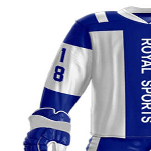 100% entièrement personnalisé maillot de Hockey sur glace en gros meilleure qualité nouveau Style sublimé uniforme de Hockey sur glace - Product Image 6
