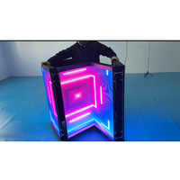 Cabina de DJ Plegable Personalizada con Pantalla LED Stand para Fiestas, Bodas, Exposiciones, Eventos y Actividades