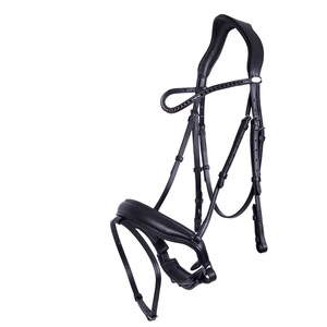 Bride avec un muserolle suédois. Avec une couronne de forme anatomique et un muserolle de forme anatomique. - Product Image 1