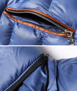 Parka ligera de plumón Chaqueta de invierno para hombre Abrigo térmico brillante grueso informal Chaqueta acolchada ajustada Proveedor al por mayor - Product Image 5