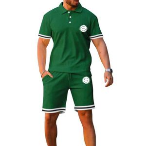 Ensembles T-shirts et shorts respirants pour hommes - Product Image 4