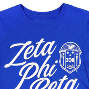 Sweat-shirt d'hiver ZPB - Couleur personnalisable |   Chemise de sororité Zeta Phi Beta en molleton 100% coton, lettres grecques imprimées avec paillettes, bouclier - Product Image 5