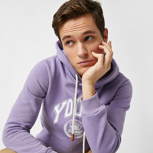 Venta directa de fábrica 100% sudaderas con capucha de algodón para hombre con mangas largas bordadas en blanco liso en color sólido para el invierno - Product Image 3