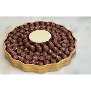 Dernier modèle Design Bol de Service à Chocolat Fait Main Porte-Dessert Bol et Plateau à Chocolat en Métal Doré de Qualité Supérieure au Prix d'Usine - Product Image 1