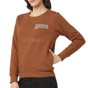 Sweat-shirt à logo personnalisé lourd pour femmes, sweat-shirt à capuche sérigraphié avec broderie 3D personnalisée, vente à chaud - Product Image 1