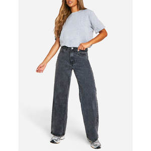 เสื้อยืดผ้าฝ้าย100% คุณภาพระดับพรีเมี่ยมสำหรับผู้หญิง2025โลโก้ออกแบบได้เองทรงหลวมสำหรับฤดูร้อน - Product Image 6