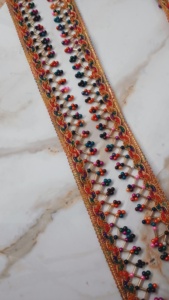 Garnitures de travail en dentelle à paillettes et perles chics pour femmes vêtements ethniques fabricants de vêtements commandes en gros acceptées expédition rapide - Product Image 2