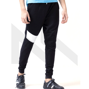 Pantalon de gym pour hommes en molleton de coton léger avec impression de logo personnalisé, vente en gros de vêtements de mode de haute qualité coupe normale, teint uni - Product Image 6