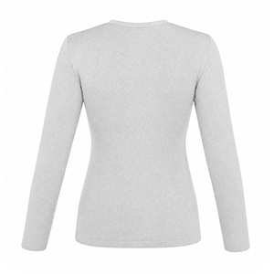 T-shirt à manches longues en tricot 3D pour femme, respirant et fabriqué en polypropylène 100 %, polo technique pour le travail, personnalisable, vente en gros - Product Image 2