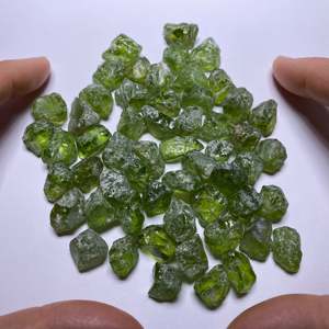 Piedra Preciosa Suelta de Zafiro Verde Natural, Corte Pera, 1ct, Cristal de Zafiro Creado en Laboratorio para Joyería - Product Image 3