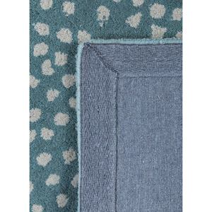 Alfombra de Lana Azul Acar, Tejida a Mano, Modelo Tac-4551, Diseño Abstracto para Decoración del Hogar, por Jaipur Rugs US - Product Image 5